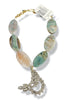Made In The Deep South 1950s Brooch 1960s Agate Bead Necklace