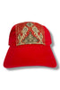 Kilim Baseball Hat - Red 74