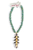 Made In The Deep South 1970s MOP Pendant 1960s Magnesite Necklace