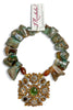 Made In The Deep South 1960s Brooch Agate Bead Necklace