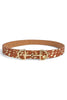 Connie Fawn Horsebit Buckle Belt