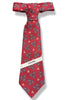 Chanel Red Choker Tie
