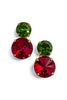 TOVA X TWT® Maegan Red & Green Mix Earrings