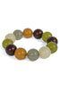 See You Soon Olive Multi Ball Stretch Bracelet