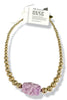 Made In The Deep South 1960s Raw Amethyst Bead 1960s Necklace