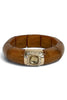 Coca Luxe Brown Stretch Bracelet