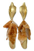 At The Max Natural Cluster Petal Dangle Earrings