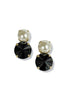 TOVA x TWT® Maegan Jet and Pearl Earrings