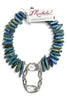 Made in the Deep South 1940s Czech Buckle 1960s Quartz Necklace