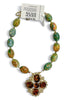 Made in the Deep South 1950s Brooch 1960s Agate Beads Necklace