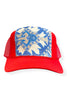 Kilim Trucker Hat - Red 343