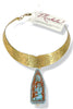 Made in the Deep South 1930s Glass 1960s Collar Necklace