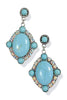 Brinley Turquoise Western Drop Earrings