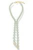 TOVA Split Ultra Mint Moon Statement Necklace