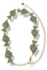 Open Waters Gold and Turquoise Chip Stone Fish Chain Belt
