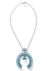 Legacy Silver and Turquoise Pendant Necklace