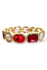 Dancing Into The Night Red Stretch Bracelet