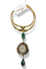 Made In The Deep South 1960s Agate & Malachite 1970s Necklace