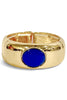 New To This Blue Stretch Bangle Bracelet