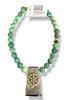Made in The Deep South 1960s Horn Green Chrysoprase Necklace