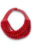 Bella Style Necklace - Lipstick Red | Fairchild Baldwin | RESTOCK