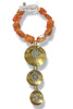 Made in the Deep South 1940s & 50s Rhinestone Buttons 1960s Brass 1970s Glass Bead Necklace