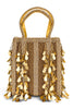 Frances Valentine Gatsby Embellished Sequin Gold Mini Tote Bag