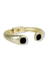 Focus On You Onyx End Stone Cuff Bracelet