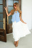 Jenessa Cream Lace Midi Skirt