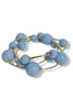 On The Average Light Blue Ball & Bar Station Bracelet Set