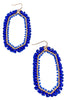 Looking Glass Earrings - Royal Blue - FINAL SALE