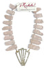 Made In The Deep South 1940s Fur Clip 1960s Rose Quartz Necklace