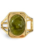 Moving Forward Olive Statement Hinged Bracelet