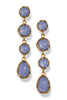 Time Spent Well Blue Opal Drop Earrings