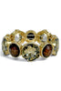 Sweet As Can Be Brown Stone Gold Stretch Bracelet
