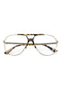 Freyrs Logan Tortoise/Gold Blue Light Reader Glasses