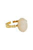 Needing Evidence Ivory Adjustable Ring
