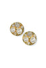 Tell Me Goodbye Gold Stud Earrings