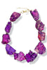 Virtue Gabby Purple Slab Necklace