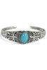 Arlo Turquoise and Silver Cuff Bracelet