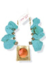 Made In The Deep South 1950s Shoe Clip 1960s Turquoise Bead Necklace