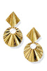 Treasure Jewels Radiate Gold Earrings