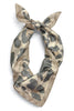 Leopard Love Grey Square Scarf