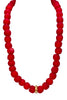 Stone Cold Necklace - Red