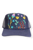 Kilim Trucker Hat - Navy 253