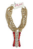 Made In The Deep South 1800s Sash Buckle 1970s Necklace