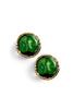 Right Around Town Green Stud Earrings