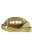 Extra Point Gold Pave Football Bag