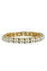 For The Most Cream Pave Stone Stretch Bracelet