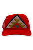 Kilim Trucker Hat - Red 222